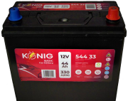 K54433 P+ Akumulátor Konig Basic12V 44Ah 330A KÖNIG