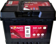 K56148 Akumulátor Konig Basic 12V/61Ah KÖNIG